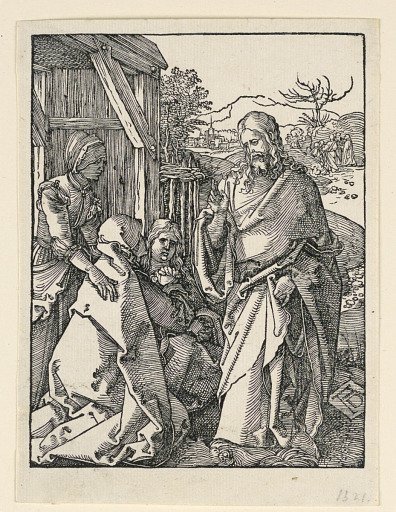 Christ Taking Leave of His Mother, from The Little Passion Series