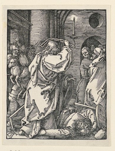 Christ Driving the Merchants (or Money Changers) from the Temple, from The Little Passion Series