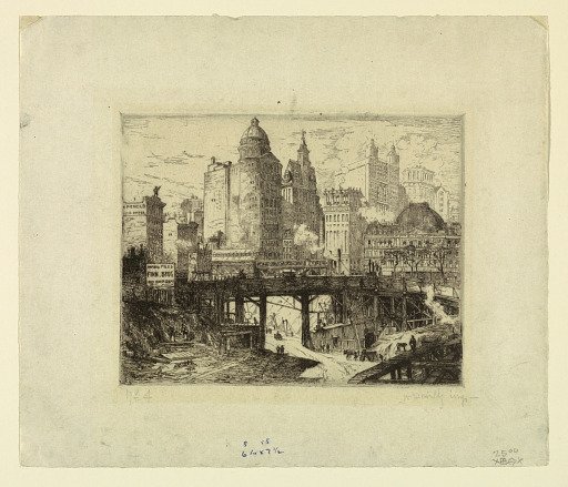 Excavation for the Municipal Building