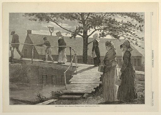 The Morning Bell, from Harper's Weekly, December 13, 1873, p. 1116.