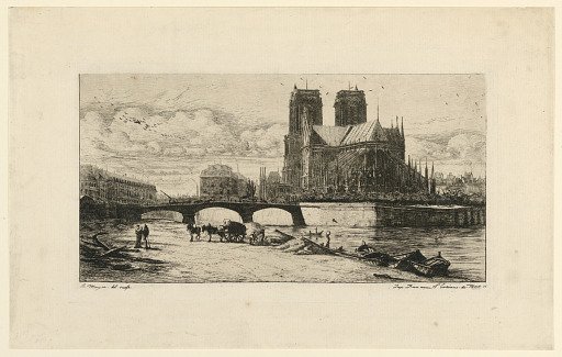 L'Abside de Notre Dame de Paris (The Apse of Notre Dame, Paris)