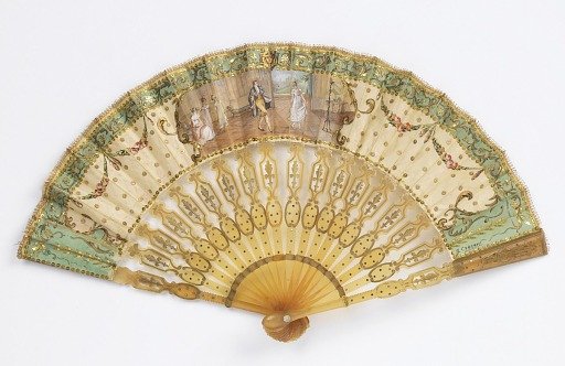 Pleated fan and case
