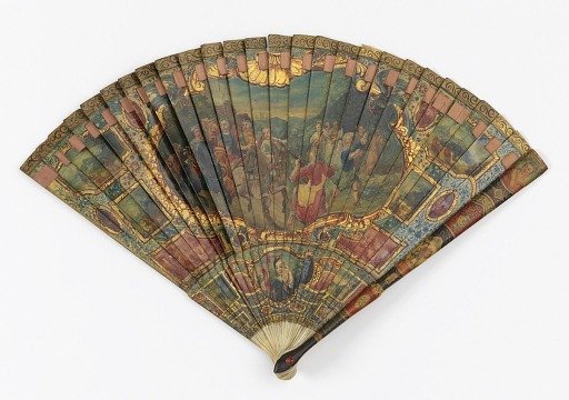 Brisé fan and case