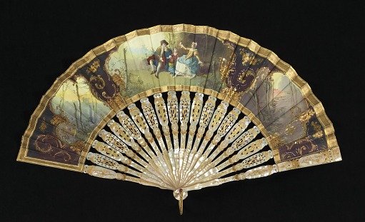 Pleated fan and case
