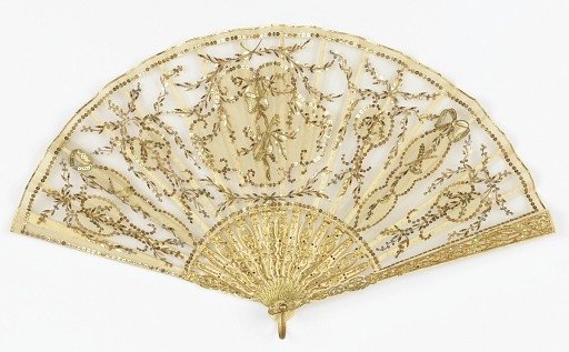 Pleated fan and case