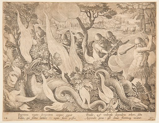 Fighting serpents with fire