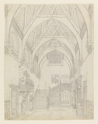 Gothic Country House: Entrance Hall