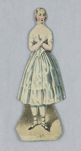 Jenny Lind Paper Doll and Ten Costumes Designed for Her Operatic Roles