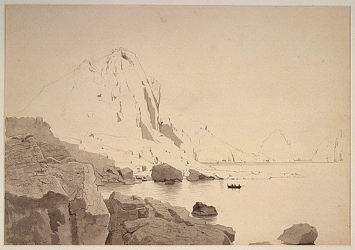 Study for "Isle of Capri: The Faraglioni"