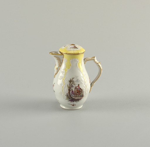 Covered Creamer with Battle Scenes (Bataillen-Malerei)