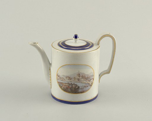 Teapot, from a "Topographical" Dinner or Dessert Service ("A Vedute")