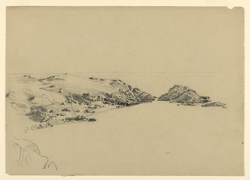 Study of seashore, Rhode Island