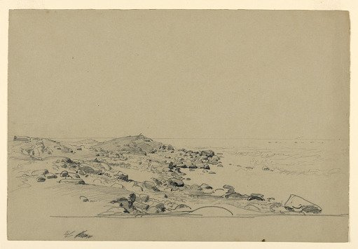 Study of seashore, Rhode Island