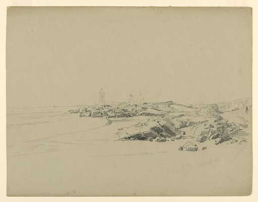 Study of seashore, Point Judith, RI