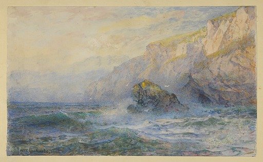 Study after "At Icart Point, Guernsey"