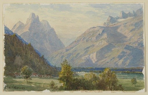 Study of landscape, Norway
