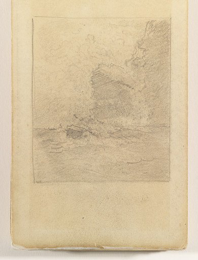 Study of Sea and Cliff with Rocks