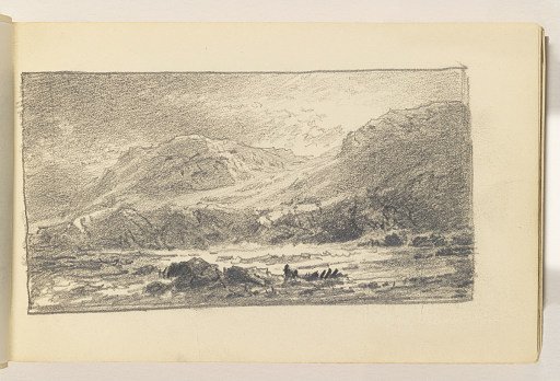 Choppy Ocean with Rocks and Mountainous Cliffs