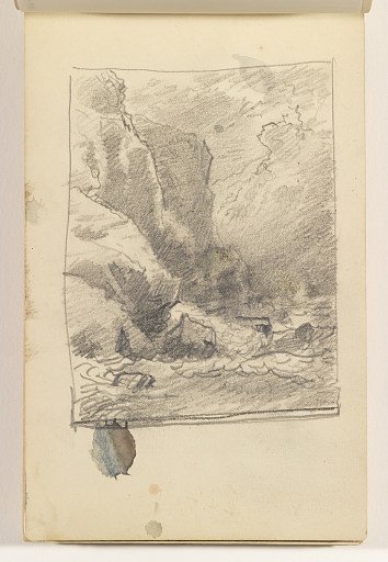 Rough Study of Choppy Sea and Tall Cliffs