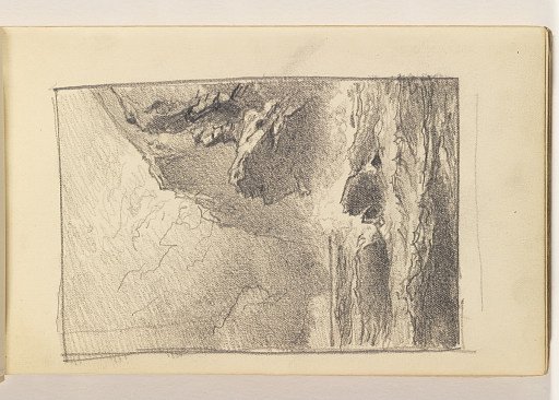 Rough Ocean with Towering Cliffs at Right