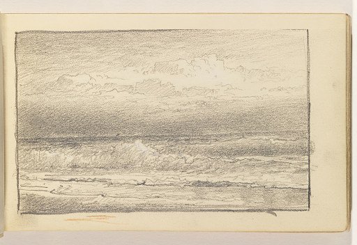 Beach with Small Waves Breaking