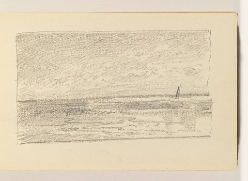 Calm Sea with Sailboat