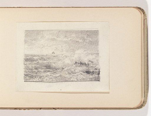 Ship on Wind-blown Seas