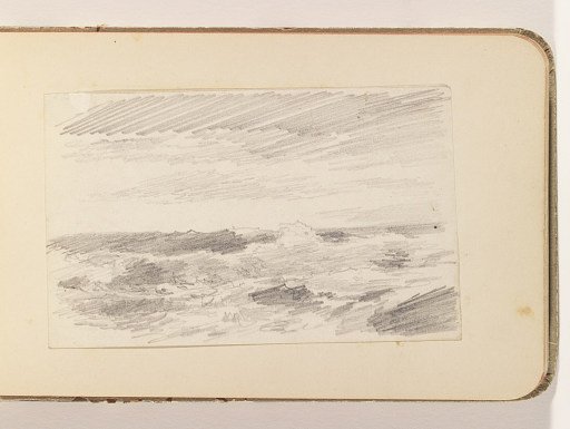 Scene of Ocean Chop