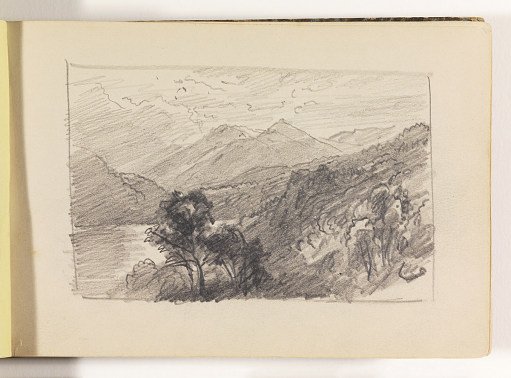 Landscape with Trees and Mountains