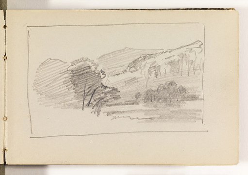 Quick Landscape with Trees and Mountains
