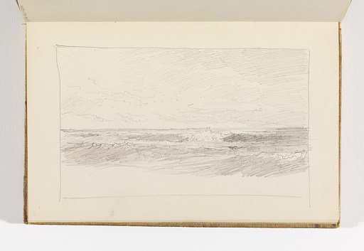 Seascape (Recto); Study of Rain Clouds (Verso)