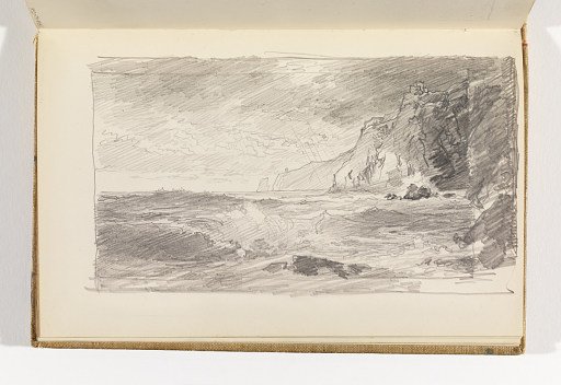 Stormy Sea with Cliffs