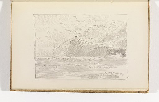 Seascape with Mountains and Possible Structure