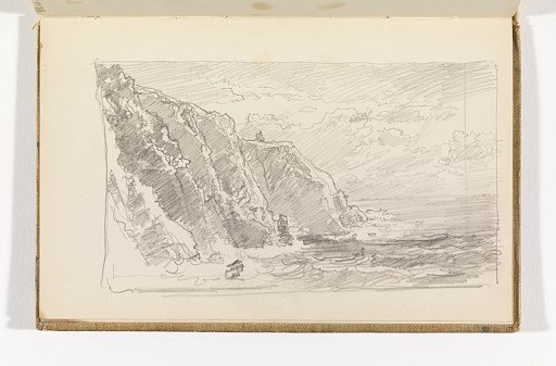 Seascape with Cliffs (Isle of Guernsy?)