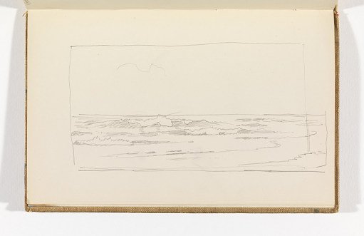 Rough Contours of Ocean and Beach