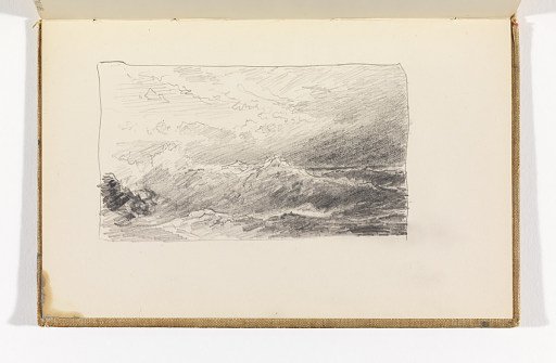 Waves beneath Dramatic Sky
