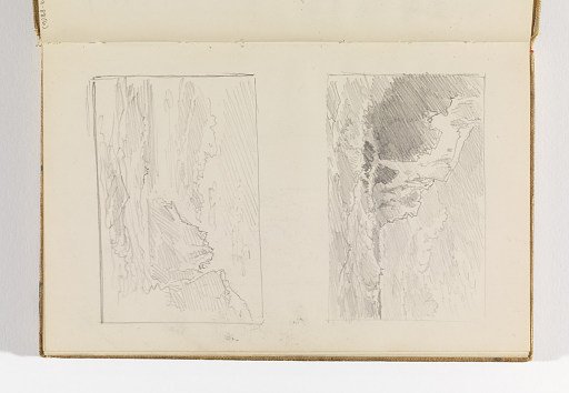 Two Small Studies of Sea and Cliffs in Cornwall