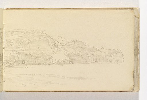Sketch of Sandsend, Whitby, England