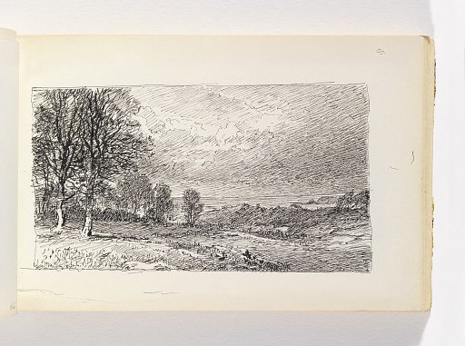 Countryside with Trees and Distant Water