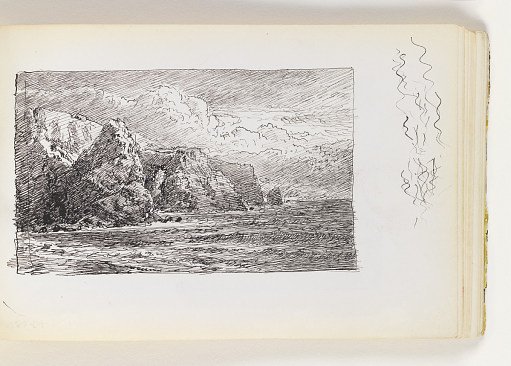 Seascape with Large Cliffs