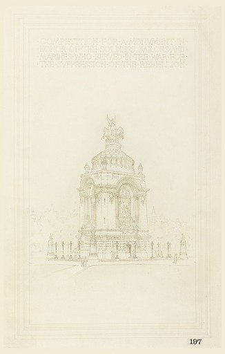 Monument in honor of the soldiers, sailors, and marines