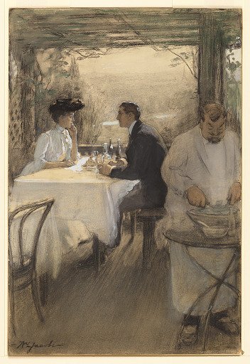 Among the Arbors at Père Lapin's a Table Had Been Set for Them