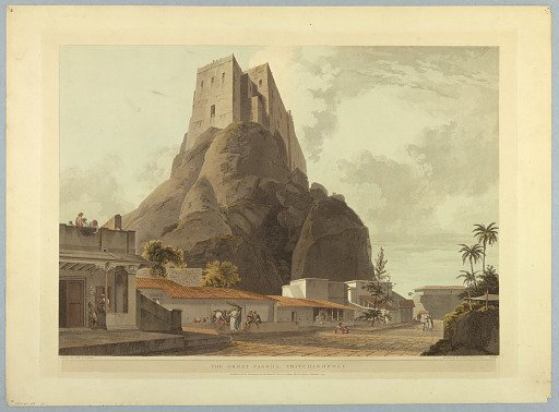 The Great Pagoda, Tritchinopoly, from "Oriental Scenery: Twenty Four Views in Hindoostan"