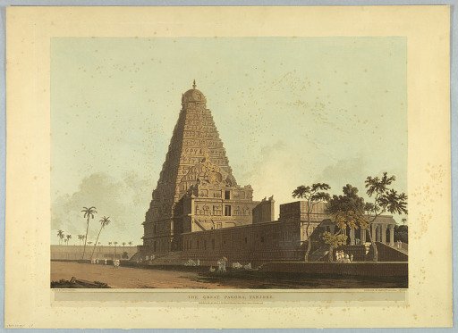 The Great Pagoda, Tanjore, from "Oriental Scenery: Twenty Four Views in Hindoostan"