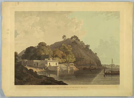 Near the Fort of Currah, on the River Ganges, from "Oriental Scenery: Twenty Four Views in Hindoostan"