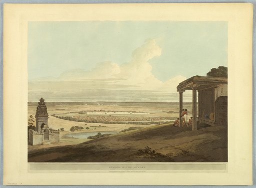 Ousoor, in the Mysore, from "Oriental Scenery: Twenty Four Views in Hindoostan"