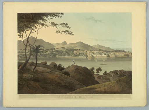 View of Gyah, An Hindoo Town, In Bahar, from "Oriental Scenery: Twenty Four Views in Hindoostan"