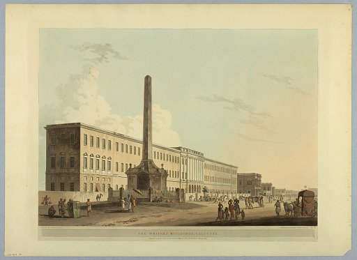 The Writer's Buildings, Calcutta, from "Oriental Scenery: Twenty Four Views in Hindoostan"