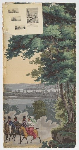Scenic Panel from 'Les Vues d'Amerique du Nord'