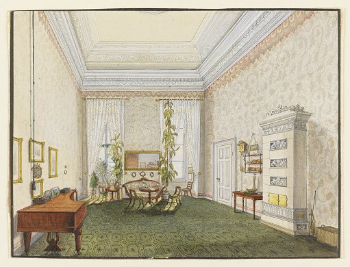 Design for a Bourgeois Biedermeier Interior